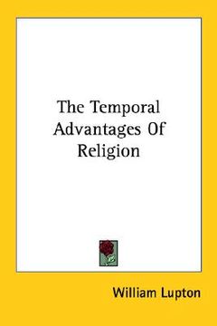 portada the temporal advantages of religion (in English)
