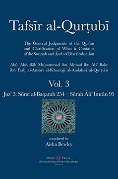portada Tafsir Al-Qurtubi Vol. 3: Juz' 3: Sūrat Al-Baqarah 253 - Sūrah āli 'imrān 95 (en Inglés)