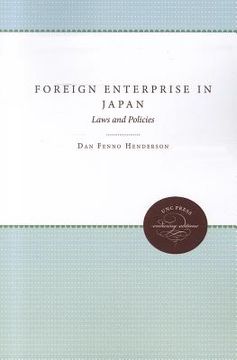 portada foreign enterprise in japan: laws and policies (en Inglés)