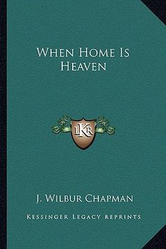 portada when home is heaven (in English)