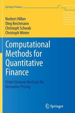 portada Computational Methods For Quantitative Finance: Finite Element Methods For Derivative Pricing (springer Finance) (en Inglés)