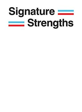 portada Signature Strengths (Sternberg Press)
