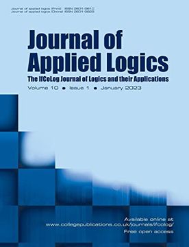 portada Journal of Applied Logics. The IfCoLog Journal of Logics and their Applications. Volume 10, number 1, January 2023 (en Inglés)