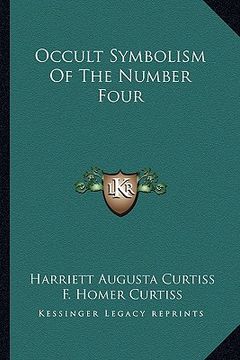 portada occult symbolism of the number four (en Inglés)