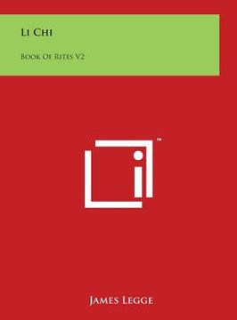 portada Li Chi: Book Of Rites V2