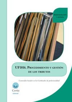portada UF1816 Procedimiento de gestiÃ³n de los tributos