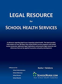 portada Legal Resource for School Health Services (en Inglés)