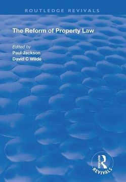 portada The Reform of Property Law (en Inglés)