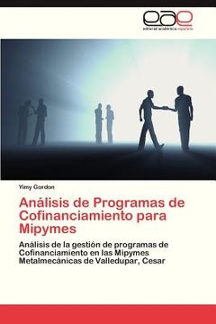 portada analisis de programas de cofinanciamiento para mipymes