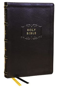 portada Kjv, Center-Column Reference Bible With Apocrypha, Leathersoft, Black, 73,000 Cross-References, red Letter, Thumb Indexed, Comfort Print: King James Version 