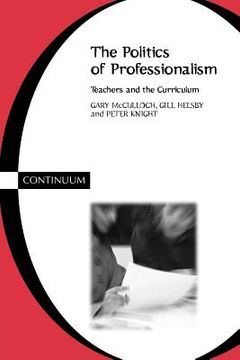 portada politics of professionalism (en Inglés)