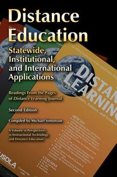 portada Distance Education: Statewide, Institutional, and International Applications of Distance Education, 2nd Edition(HC) (en Inglés)