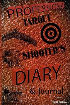 portada professional target shooter's diary & journal