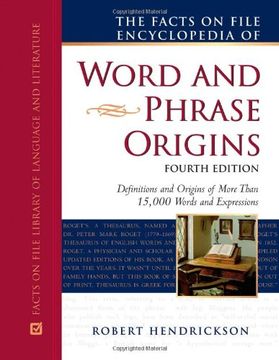 portada The Facts on File Encyclopedia of Word and Phrase Origins (Writers Reference) (in English)