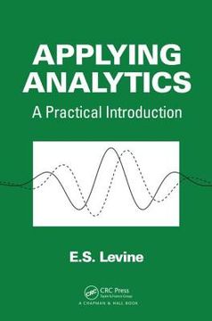 portada applying analytics: a practical introduction (en Inglés)