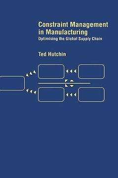 portada constraint management in manufacturing: optimising the supply chain (en Inglés)