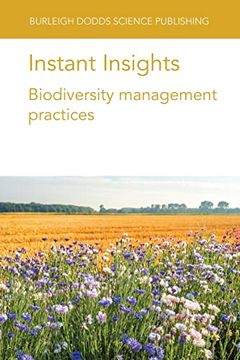 portada Instant Insights: Biodiversity Management Practices (53) (Burleigh Dodds Science: Instant Insights) (en Inglés)