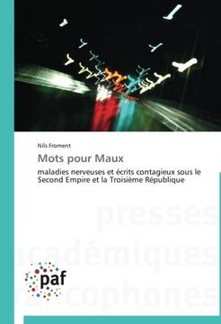 portada Mots Pour Maux