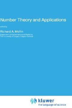 portada number theory and applications (en Inglés)