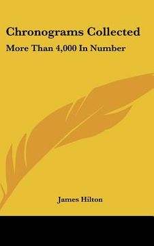 portada chronograms collected: more than 4,000 in number