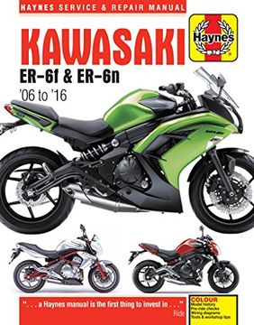 portada Kawasaki ER-6F (EX650) and ER-6N (ER650) Service and Repair