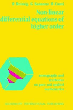 portada non-linear differential equations of higher order (en Inglés)
