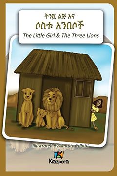 portada T'nishwa Lij'na Sostu An'Besoch - The Little Girl and The Three Lions - Amharic Children's Book