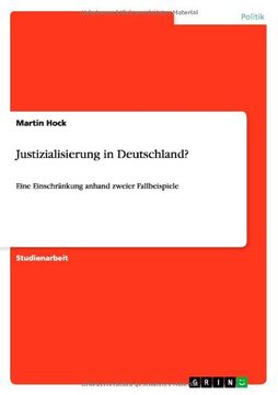 portada Justizialisierung in Deutschland? (German Edition)