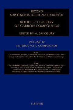 portada heterocyclic compounds second supplement iv pt.i/j