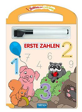 portada Schreib und Wisch weg Erste Zahlen mit Stift: 24 Seiten (Schreib und Wisch weg Lernhefte, Band 1) (en Alemán)