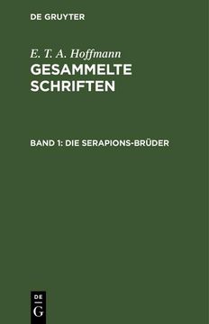 portada Die Serapions-Brüder (in German)