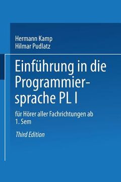 portada Einführung in Die Programmiersprache Pl/I: Für Hörer Aller Fachrichtungen AB 1. Semester (in German)