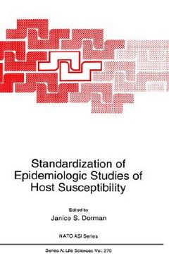 portada standardization of epidemiological studies of host susceptibility (en Inglés)