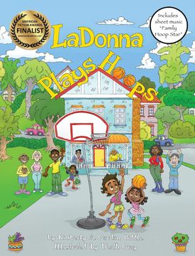 portada Ladonna Plays Hoops (Dyslexic Inclusive) (en Inglés)