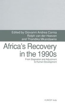 portada Africa’S Recovery in the 1990S: From Stagnation and Adjustment to Human Development (en Inglés)
