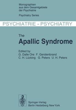 portada the apallic syndrome (in German)