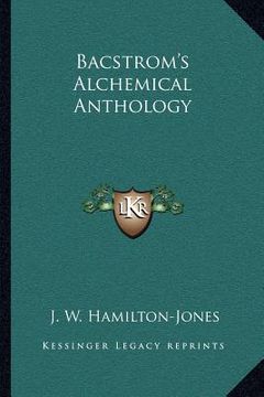 portada bacstrom's alchemical anthology