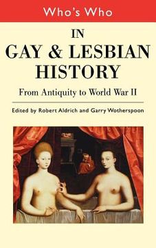 portada who's who in gay and lesbian history vol.1: from antiquity to the mid-twentieth century (en Inglés)
