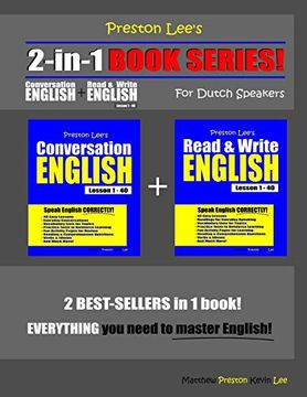 portada Preston Lee’S 2-In-1 Book Series! Conversation English & Read & Write English Lesson 1 – 40 for Dutch Speakers (in English)