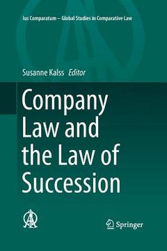 portada Company Law and the Law of Succession (en Inglés)