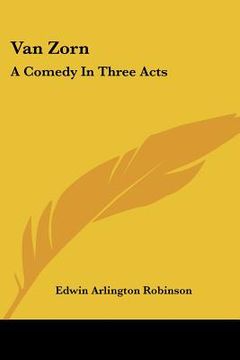 portada van zorn: a comedy in three acts (en Inglés)