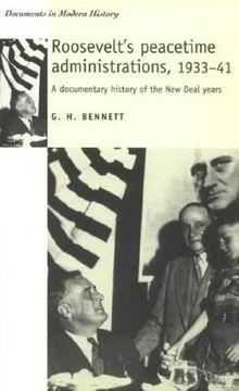 portada roosevelt's peacetime administrations, 1933-41: a documentary history (en Inglés)