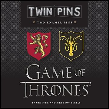 portada Game of Thrones Twin Pins: Lannister and Greyjoy Sigils (Lapel Pins)