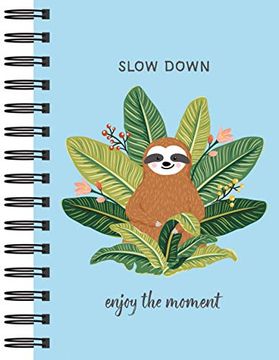 portada Sloth Journal - Slow Down: Enjoy the Moment (Journal 