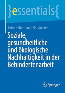 portada Soziale, Gesundheitliche und Ökologische Nachhaltigkeit in der Behindertenarbeit (en Alemán)
