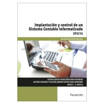 portada Implantación y Control de un Sistema Contable Informatizado (cp - Certificado Profesionalidad)
