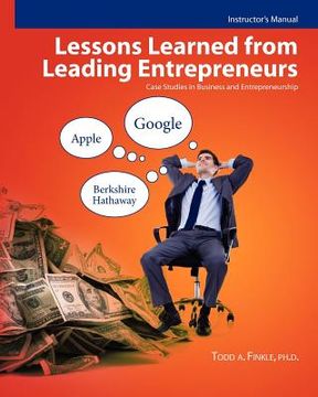 portada instructor's manual: lessons learned from leading entrepreneurs (en Inglés)
