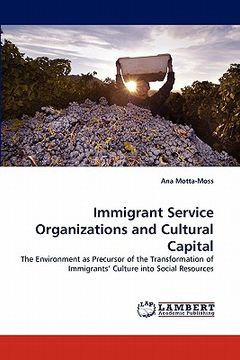 portada immigrant service organizations and cultural capital (en Inglés)