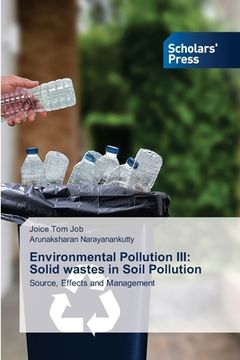 portada Environmental Pollution III: Solid wastes in Soil Pollution (en Inglés)