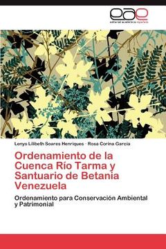 portada ordenamiento de la cuenca r o tarma y santuario de betania venezuela